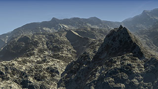 frattali 3D animazione: montagne 5